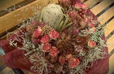ドライフラワーブーケ｜「ますや」　（栃木県佐野市の花キューピット加盟店 花屋）のブログ